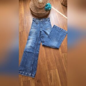 Ralph Lauren Women's Wide Leg High Waist Jeans